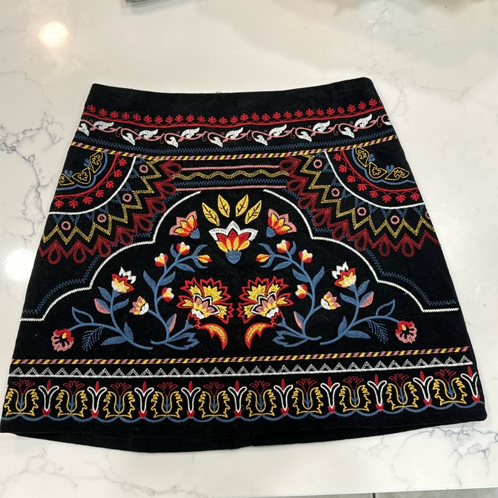 Boutique Velvet Skirt